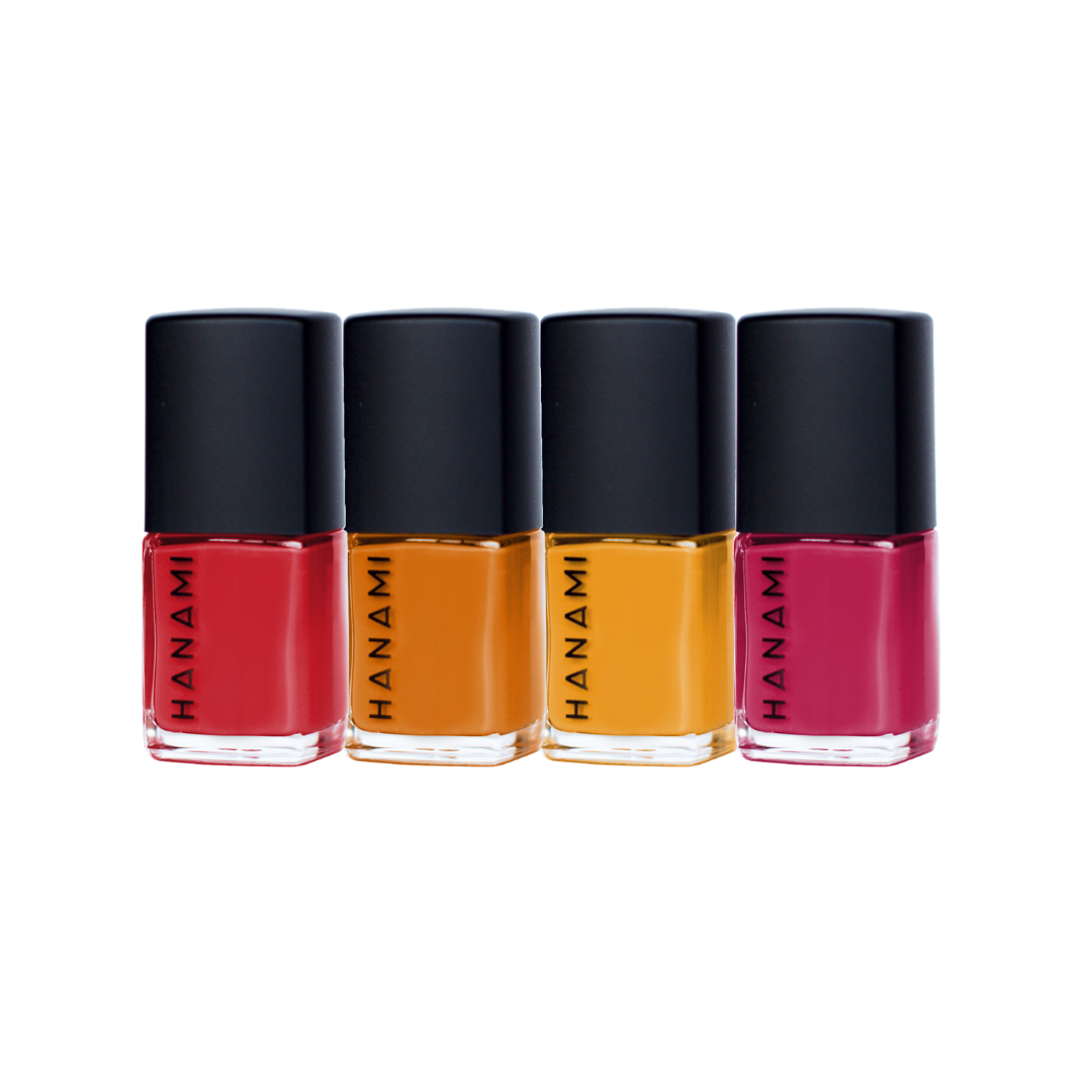 Hanami Nontoxic nail polish. Healthy polish for healthy nails. 10-free formula.