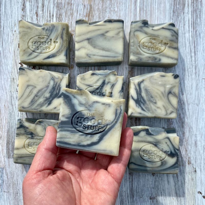 Kawakawa & Charcoal Soap | Unscented | The Good Stuff - Naturally Fabulous