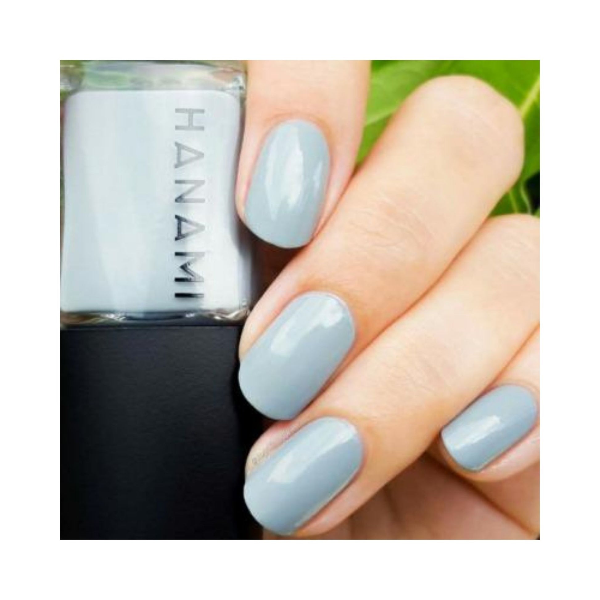 Hanami Non-Toxic Plant Nail Polish 15ml - Pale Grey Eyes - Naturally Fabulous