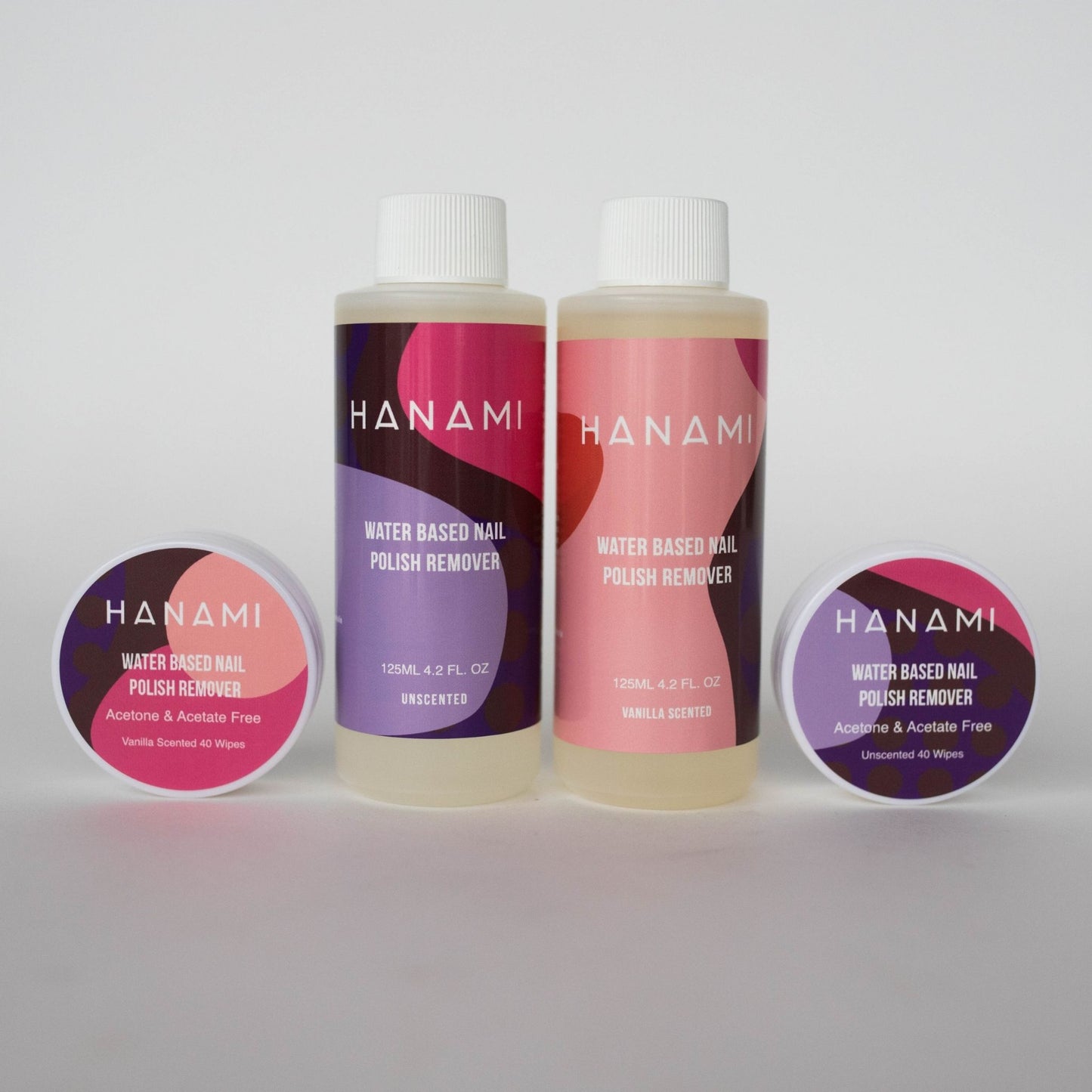 Hanami Nail Polish Water Based Remover Liquid (Vanilla Or Unscented) - Naturally Fabulous