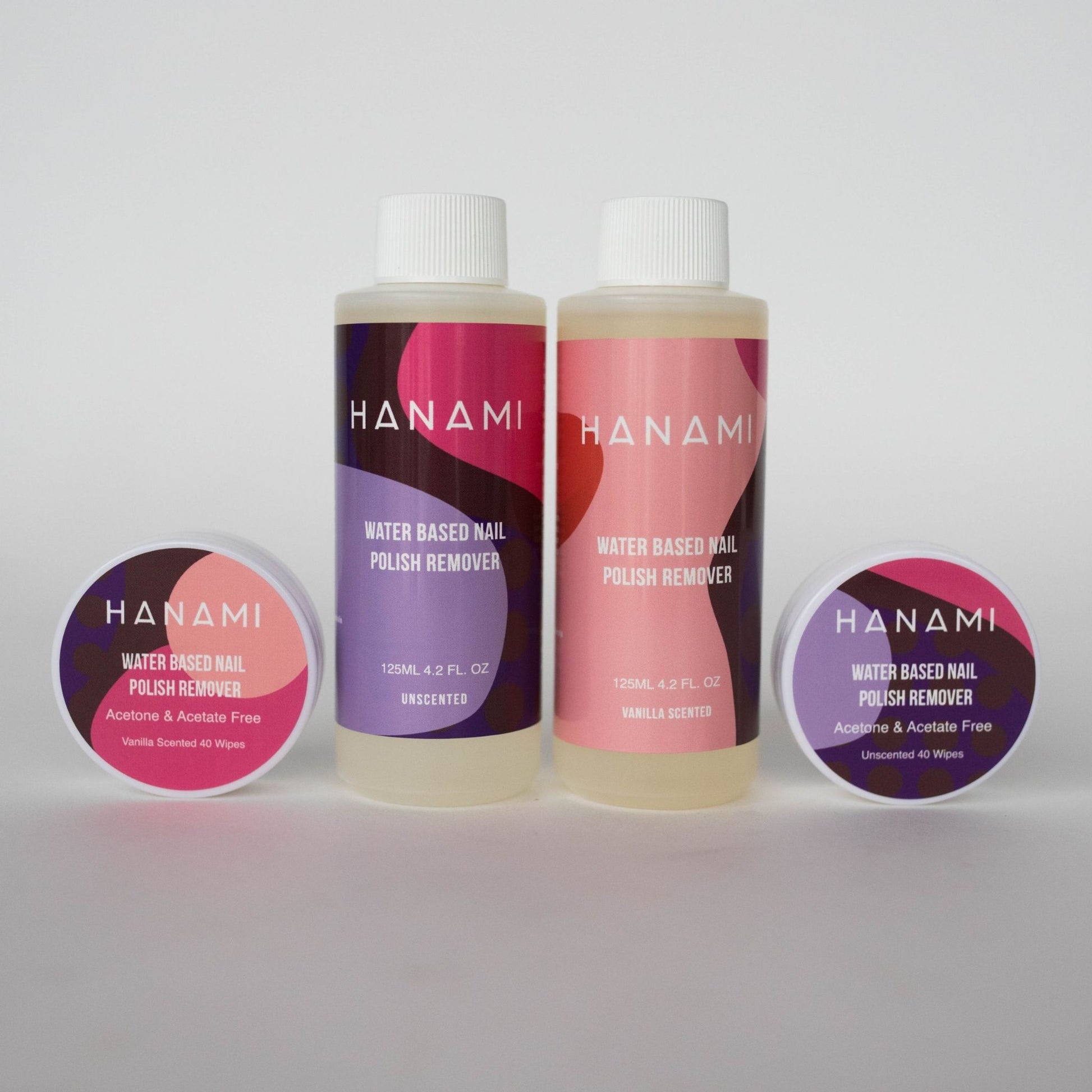 Hanami Nail Polish Water Based Remover Liquid (Vanilla Or Unscented) - Naturally Fabulous