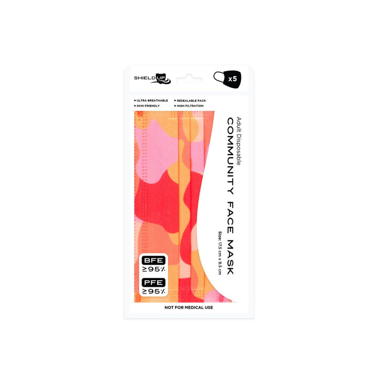 Shield Up Face Masks - Sunset