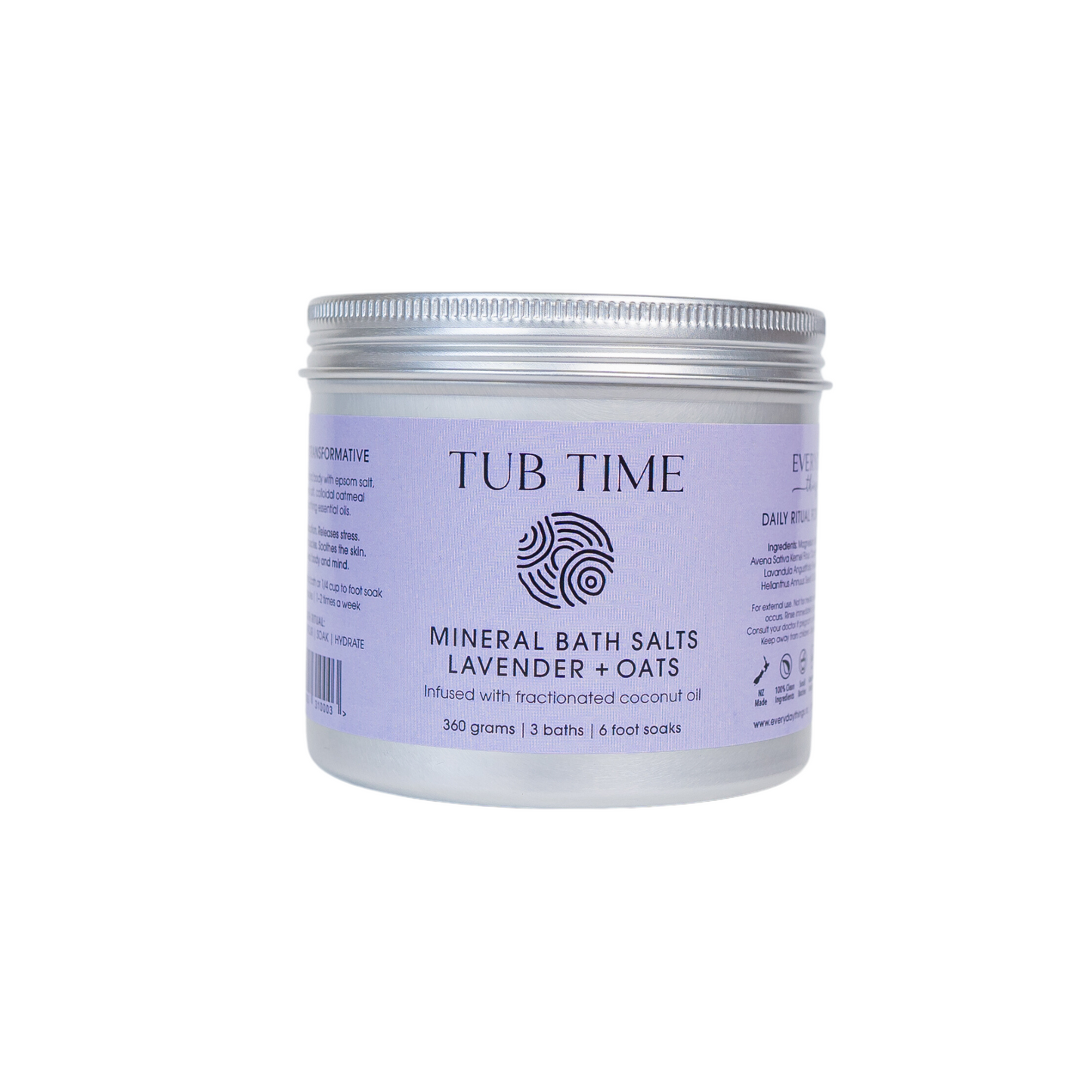 Everyday Things Tub Time Mineral Salts - Lavender + Oats - Naturally Fabulous