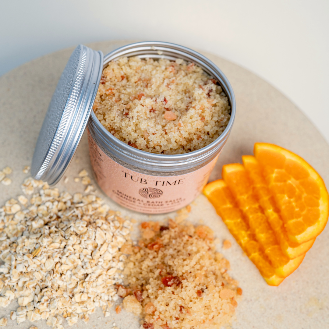 Everyday Things Tub Time Mineral Salts - Orange + Cedar + Oats - Naturally Fabulous