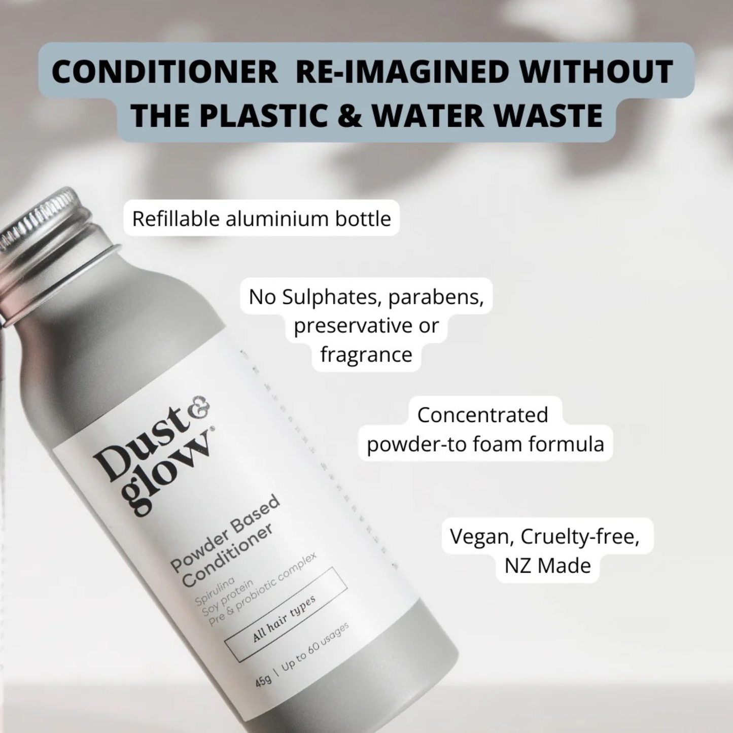 Dust & Glow Powder Based Conditioner - Balanced To Oily Hair