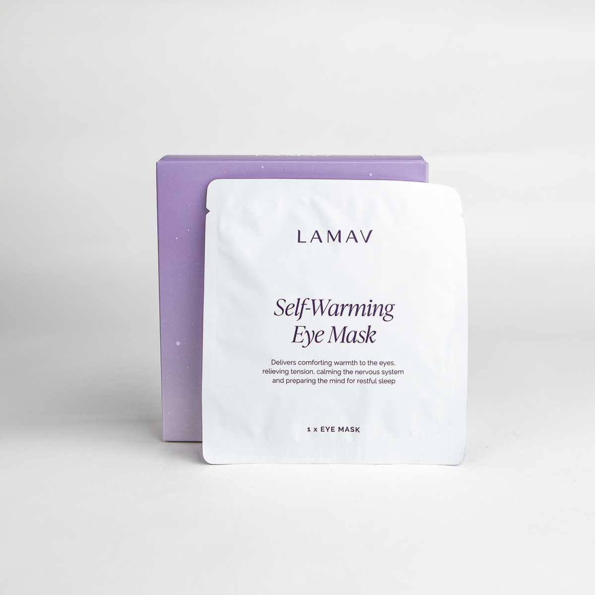 Self warming eye mask NZ lavender