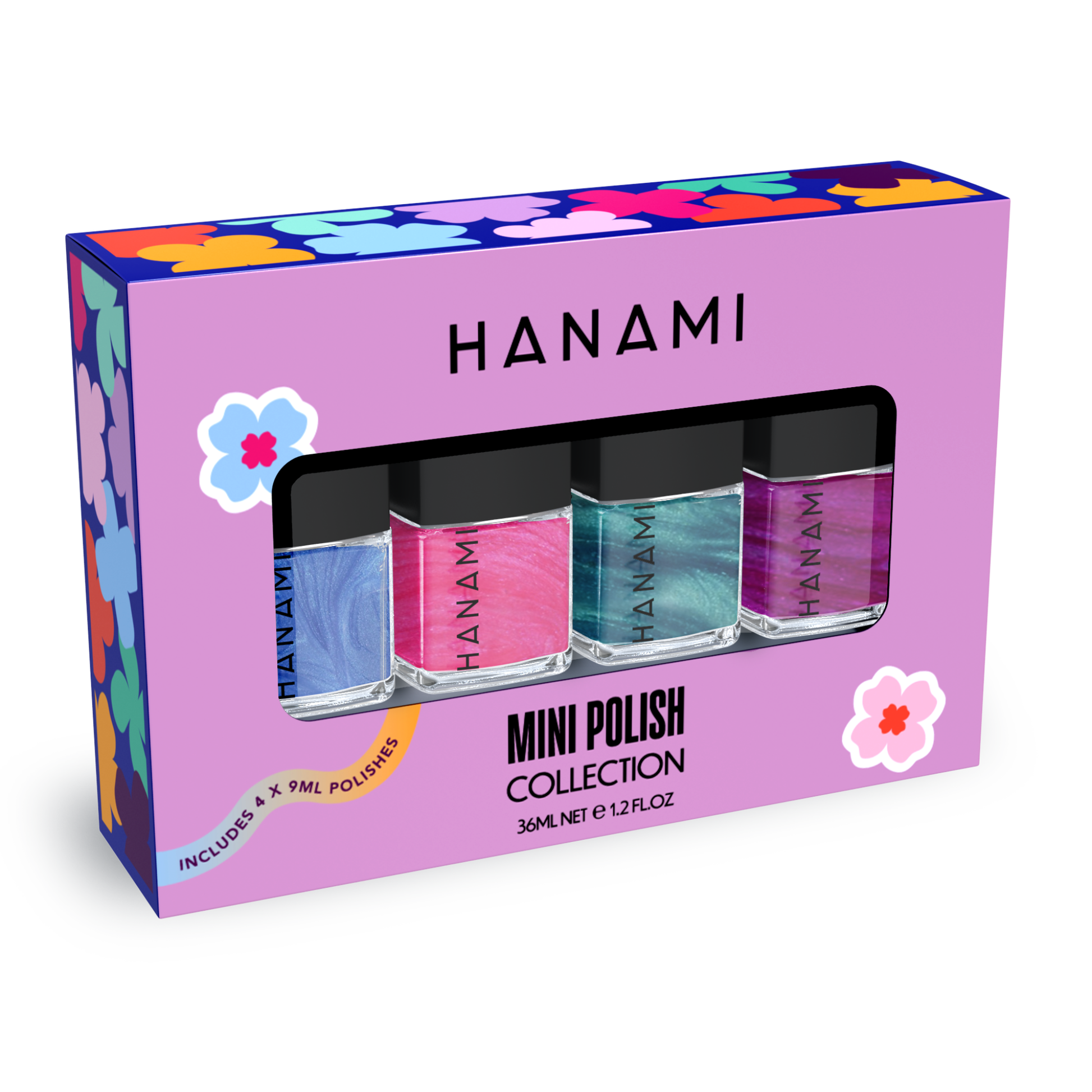 Hanami Nail Polish Mini Gift Pack - Frosted - Naturally Fabulous