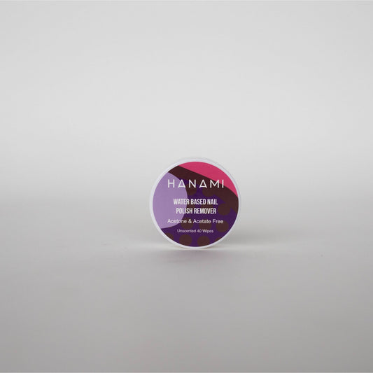 Hanami Nail Polish Remover Wipes (Vanilla Or Unscented) - Naturally Fabulous