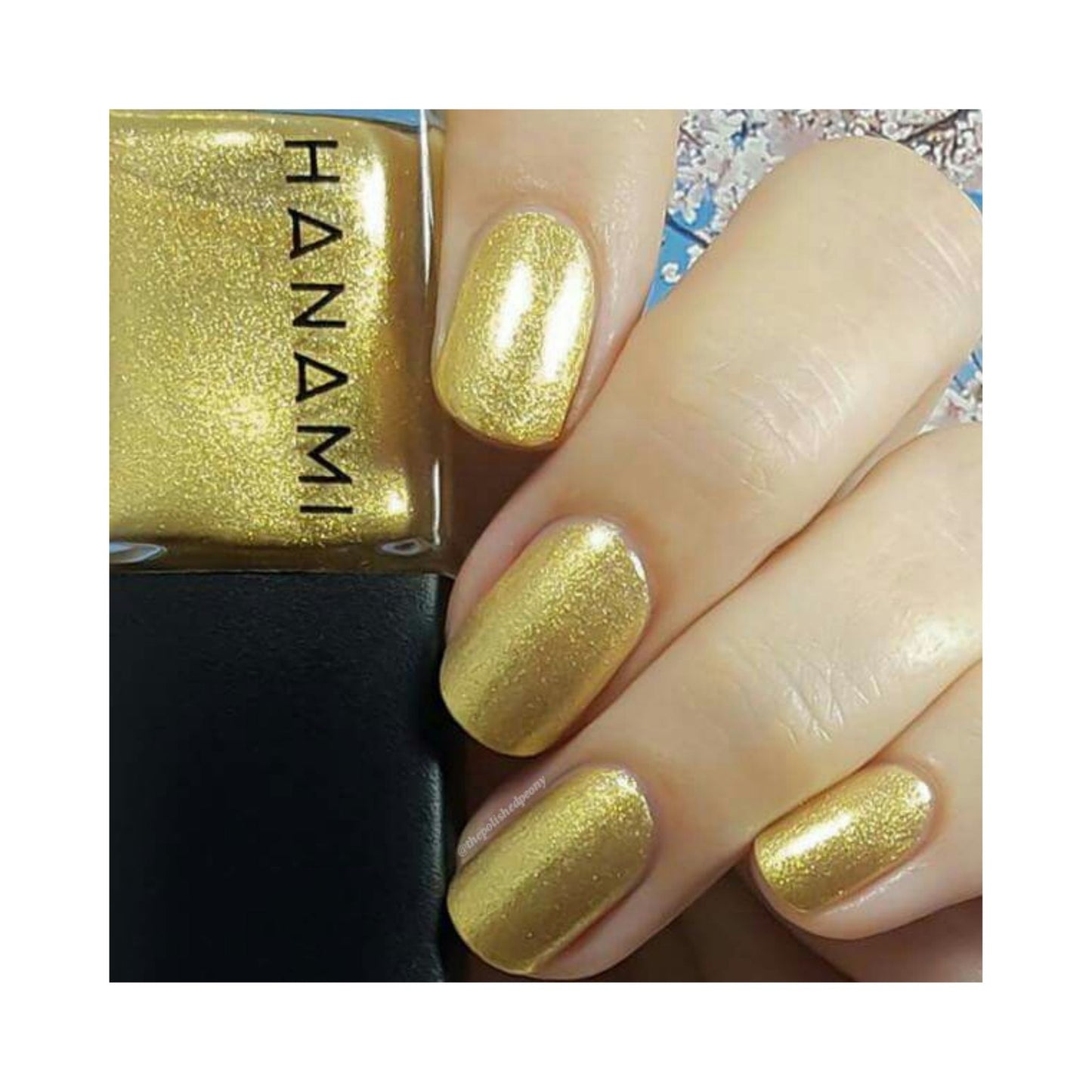 Hanami Non-Toxic Nail Polish 15ml | Fools Gold - Naturally Fabulous