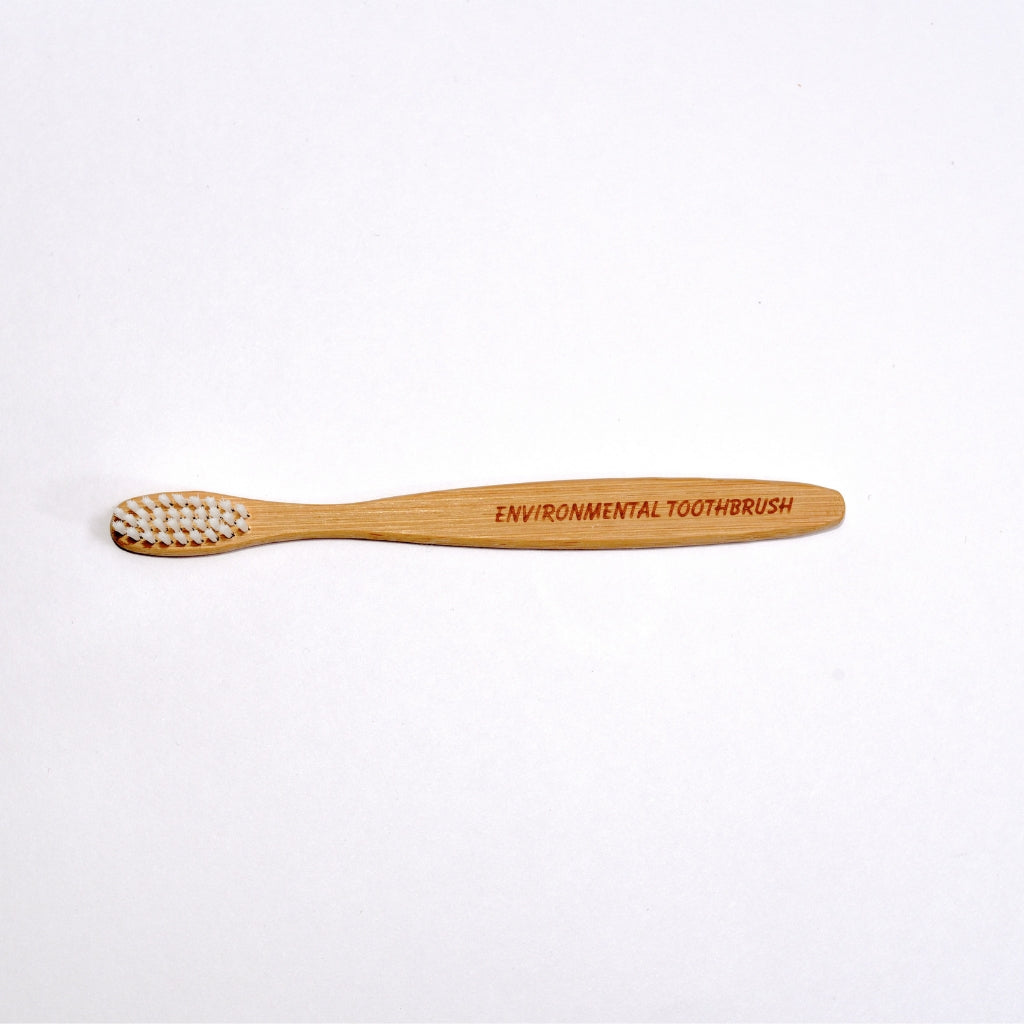 Small bamboo toothbrush for children