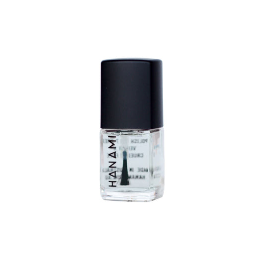 Hanami Non-Toxic Nail Polish 15ml - Top & Base Coat - Naturally Fabulous