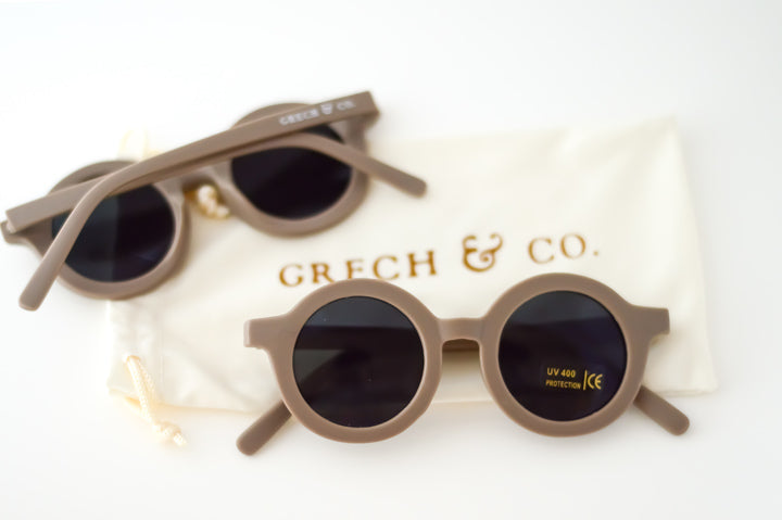 Grech & Co. Sustainable Kids Sunnies - Stone - Naturally Fabulous